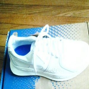 A pair of work shoes